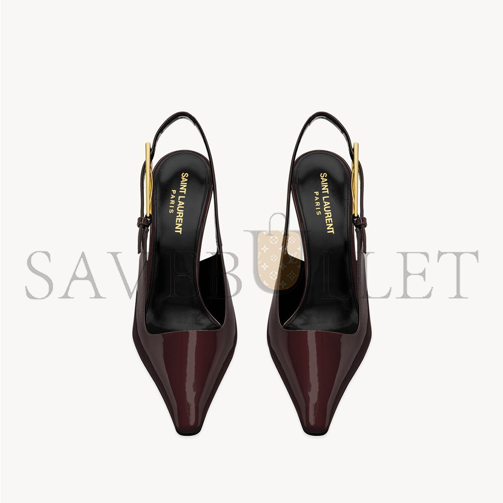 Y*L lee slingback pumps in patent leather 763421aaapk2226